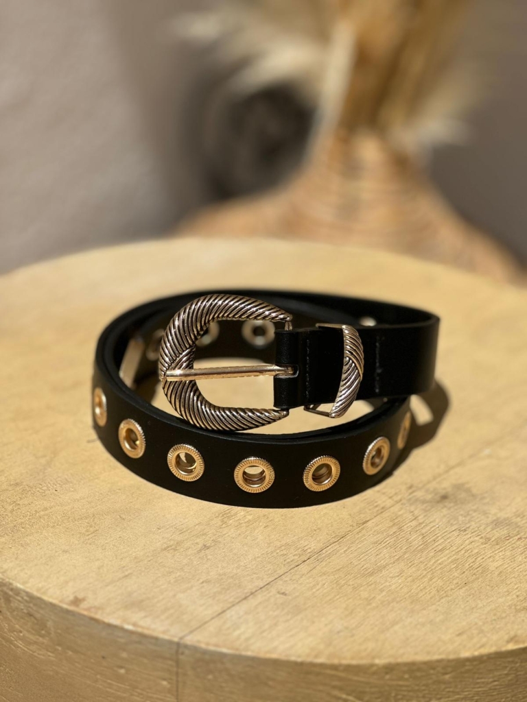 Ceinture Rock noire