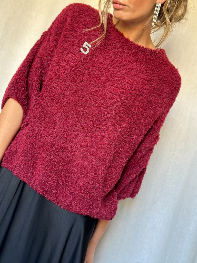 Pull Fiona bordeaux