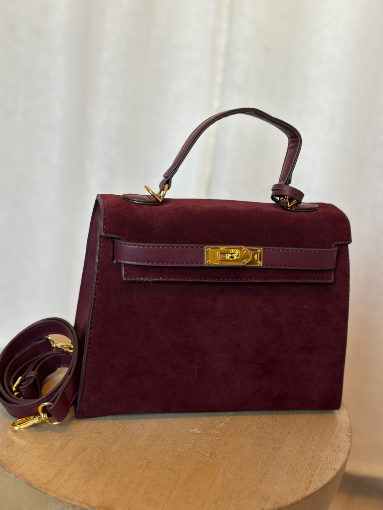 Sac Hermy bordeaux