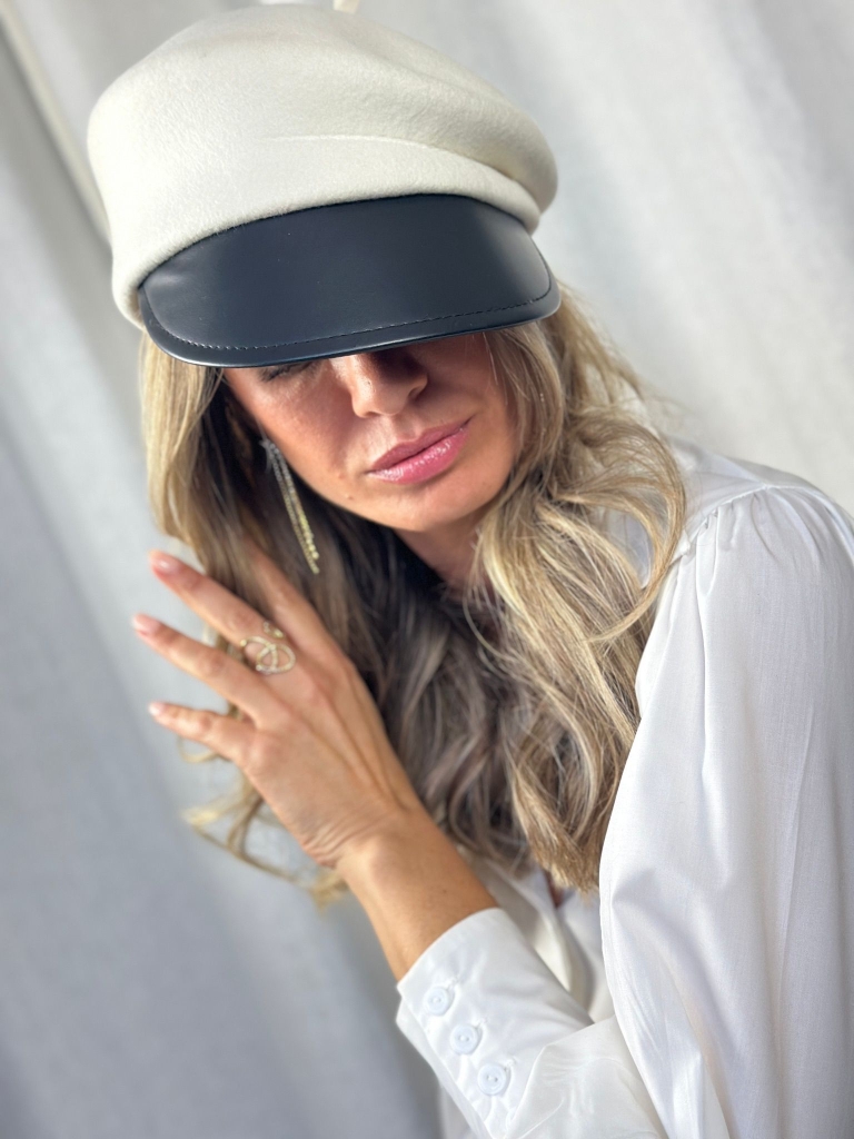 Chapeau Merina blanc