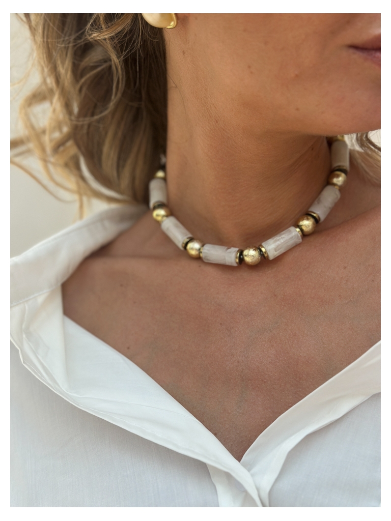 Collier Lana beige