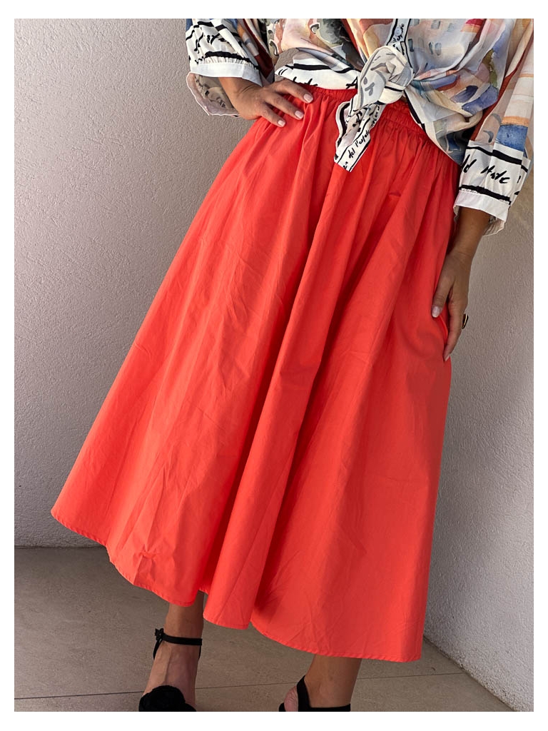 Jupe Beny orange