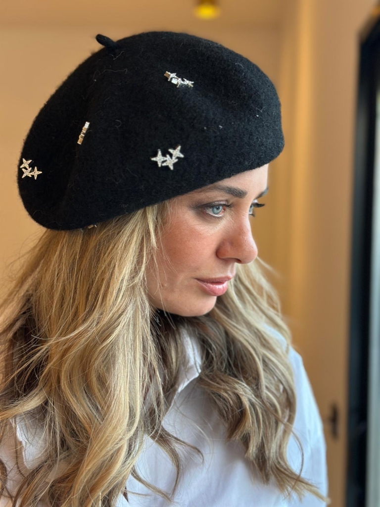 Beret Stella noir